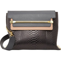 Chloé Clare Medium Python Shoulder Bag photo