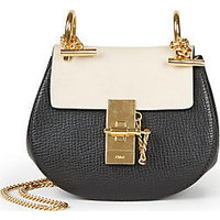 Chloé Drew Nano Textured Leather Crossbody Bag photo