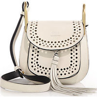 Chloé Hudson Mini Perforated Leather Shoulder Bag photo