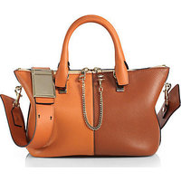 Chloé Baylee Small Colorblock Satchel photo