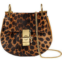 Chloé Drew Leopard Calf Hair Mini Shoulder Bag photo