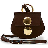 Chloe Faye Mini Suede Crossbody Bag photo