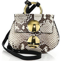 Chloe Faye Python Mini Crossbody Bag photo