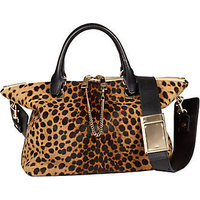 Chloé Medium Baylee Leopard Calf Hair Satchel photo