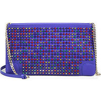 Christian Louboutin Loubiposh Spike-Studded Clutch photo