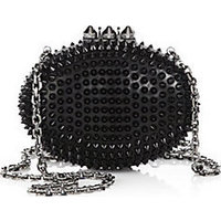 Christian Louboutin Mina Spiked Stud Convertible Clutch photo