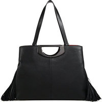 Christian Louboutin Passage Fringed Leather Tote photo