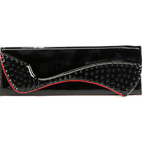 Christian Louboutin Pigalle Spiked Patent Leather Clutch photo