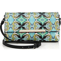 Christian Louboutin Rougissime Multicolor Abstract Python Clutch photo