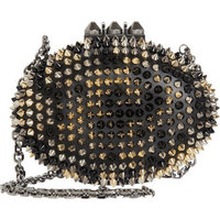 Christian Louboutin Studded Mina Clutch photo