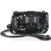 Christian Louboutin Sweety Charity Glittered Patent Leather Crossbody Bag photo