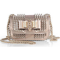 Christian Louboutin Sweet Charity Studded Patent Leather Mini Shoulder Bag photo
