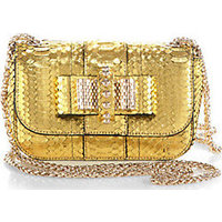 Christian Louboutin Sweety Charity Watersnake Crossbody Bag photo