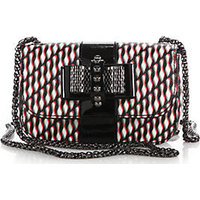 Christian Louboutin Sweety Charity Shoe-Print Crossbody Bag photo