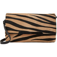 Christian Louboutin Tiger-Print Ponyhair Rougissime Clutch photo