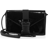 Christopher Kane Safety Buckle Patent Leather Shoulder Bag photo