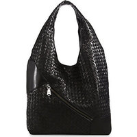 Christopher Kon Weekend Woven Leather Hobo photo