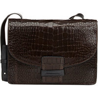 Dries Van Noten Croc-Stamped Large Shoulder Bag photo