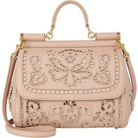 Dolce & Gabbana Cutwork-Embroidered Miss Sicily Bag photo