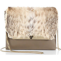 Dee Ocleppo Soho Leather & Lynx Fur Crossbody Bag photo