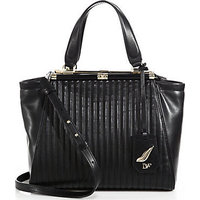 Diane von Furstenberg 440 Breakaway Rail Quilted Satchel photo