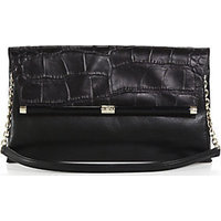 Diane von Furstenberg 440 Large Crocodile-Embossed Shoulder Bag photo