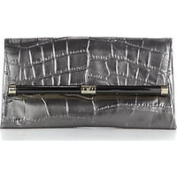 Diane von Furstenberg 440 Metallic Embossed Envelope Clutch photo