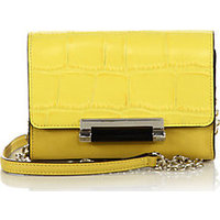 Diane von Furstenberg 440 Micro Mini Crocodile-Embossed Shoulder Bag photo