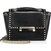 Diane von Furstenberg 440 Mini Faceted Stud Leather Crossbody Bag photo