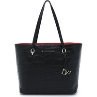 Diane von Furstenberg Croc Embossed Ready To Go Tote photo