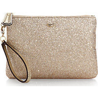 Diane von Furstenberg Glitterati Faux-Leather Wristlet photo