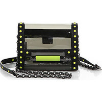 Diane von Furstenberg Highline Micro Mini Studded PVC Shoulder Bag photo