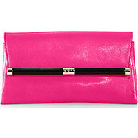 Diane von Furstenberg Lizard-Embossed Envelope Clutch photo