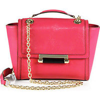 Diane von Furstenberg Lizard-Embossed Trapeze Bag photo