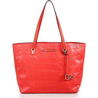 Diane von Furstenberg RTG Crocodile-Embossed Tote photo