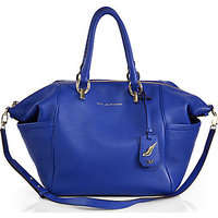 Diane von Furstenberg Sutra Bold Pebbled-Leather Satchel photo