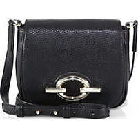 Diane von Furstenberg Sutra Cafe Mini Flap Leather Shoulder Bag photo