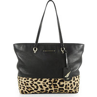 Diane von Furstenberg Sutra Ready To Go Leather & Calf Hair Tote photo