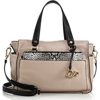 Diane von Furstenberg Voyage Leather Satchel photo