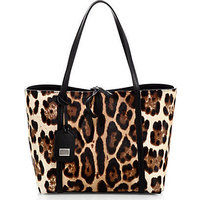 Dolce & Gabbana Leopard-Print Calf Hair Shopper photo