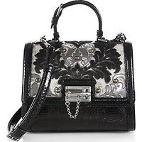 Dolce & Gabbana Monica Mixed-Media Top-Handle Bag photo