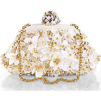 Dolce & Gabbana Multi Floral Sequined Convertible Clutch photo