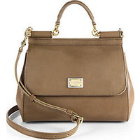 Dolce & Gabbana Pebbled-Leather Miss Sicily Bag photo