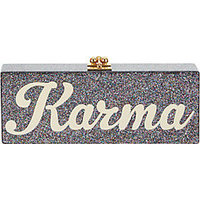 Edie Parker Flavia Karma Acrylic Clutch photo