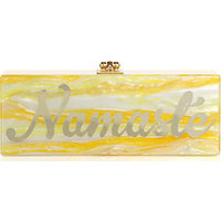 Edie Parker Flavia Namaste Acrylic Clutch photo