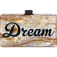 Edie Parker Jean Dream Acrylic Clutch photo