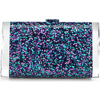 Edie Parker Lara Acrylic Confetti Clutch photo