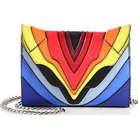 Elena Ghisellini Felina Mignon Rainbow Small Flap Shoulder Bag photo