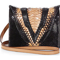 Elena Ghisellini Felina Python Shoulder Bag photo