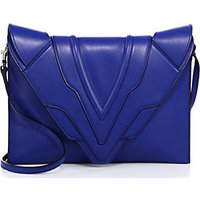 Elena Ghisellini Small Paneled Flap Clutch photo